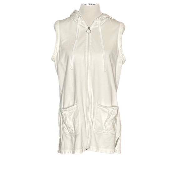 Croft & Barrow sleeveless zippered hoodie - Picture 1 of 5